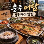 충주 어담. 생선구이 맛집