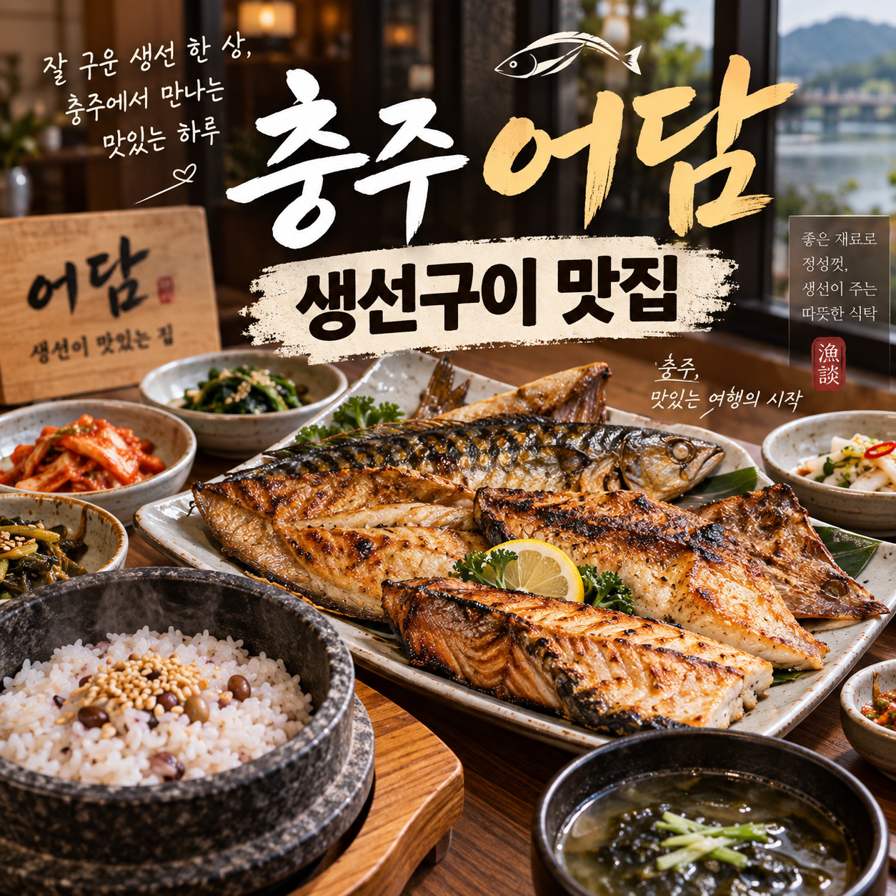 충주 어담 생선구이 맛집｜모듬구이·돌솥밥 메뉴와 가격, 칠금동 위치